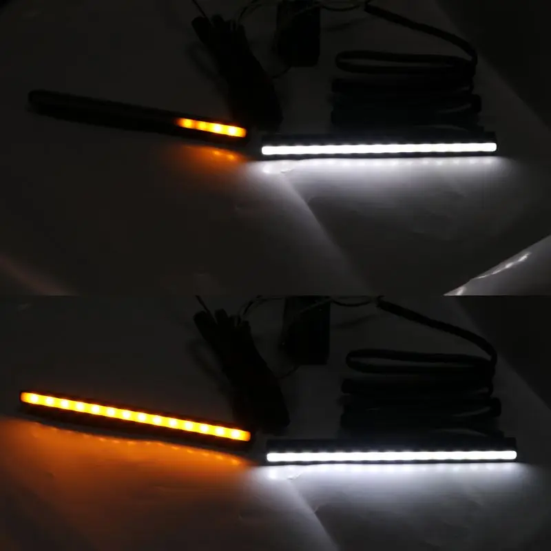 2 шт. DC12V DRL светодиодный светильник для бега многофункциональная лампа для вождения поворотник для ATV UTV мотоцикл автомобили грузовик Sooter