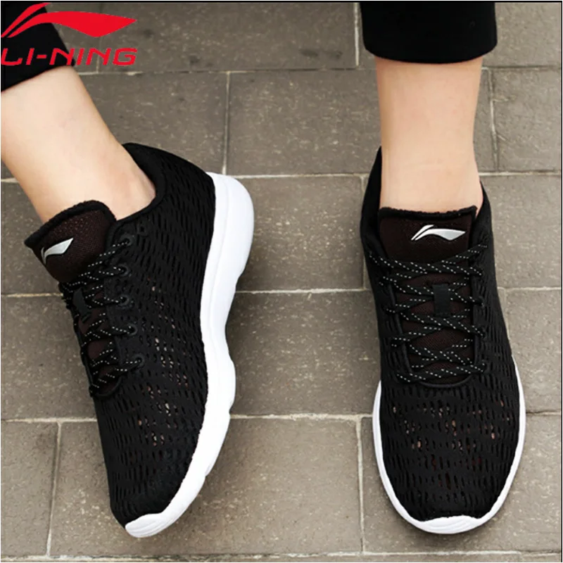 Li-Ning Мужская E-RUN обувь для бега легкая дышащая подушка для подкладки комфортная Спортивная обувь Кроссовки SAMJ18