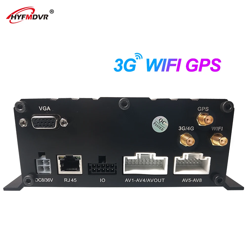 HYFMDVR 3g wifi автомобильный, с sd-картой цифровой видеорегистратор GPS отслеживание транспортного средства система мониторинга школьный автобус/грузовик