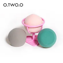 O.TWO.O makeup sponge holder facial makeup sponge three-pack beauty makeup egg set makeup sponge cleaner puff box set makeup