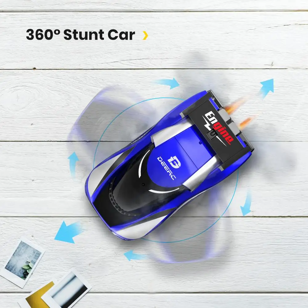 Deerc DE31 Дрифт RC автомобиль настенный скалолазание гоночный автомобиль 1:10 многоканальный 360 ° трюк пульт дистанционного управления RC игрушки для детей