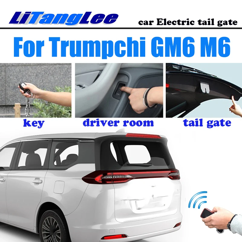 

LiTangLee Car Electric Tail Gate Lift Tailgate Assist System For Trumpchi GM6 M6 2017~2021 Remote Control Trunk Lid