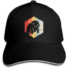 Мужская и Женская Ретро 70s Manatee бейсболка