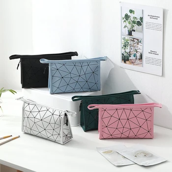 

Small Women's Organizer Makeup Bag Travel Accessories Zip Lock and Cover Mask for Phone Cosmetic Save Mini Storage Dust Handbag
