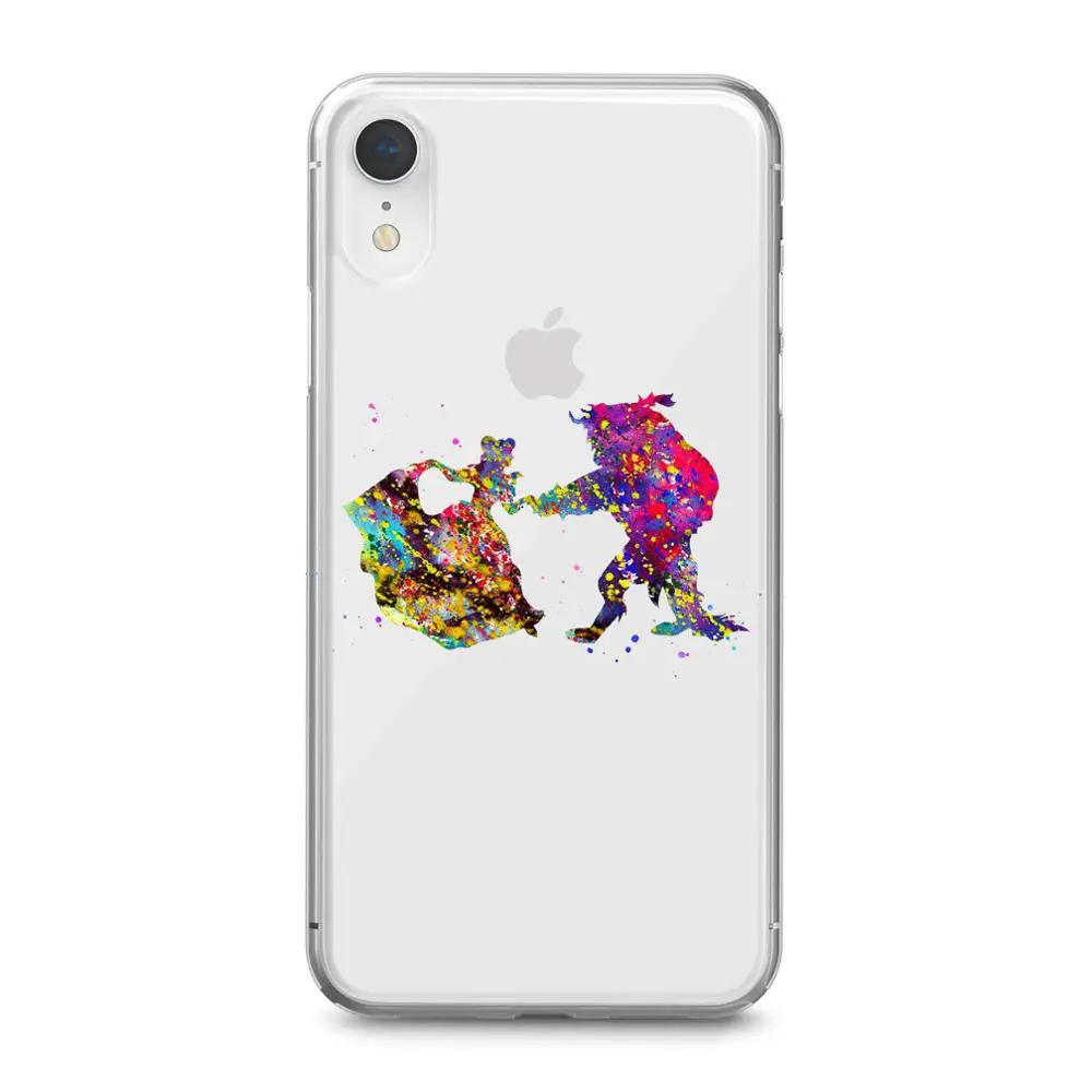 TPU Чехол для iPhone MAX, XR, XS, X10, 6, 6 S, 7, 8 Plus, 11 Pro, MAX,, акварельный рисунок, Король Лев, HAKUNA MATATA, мягкий ТПУ чехол для задней панели телефона - Цвет: TPU