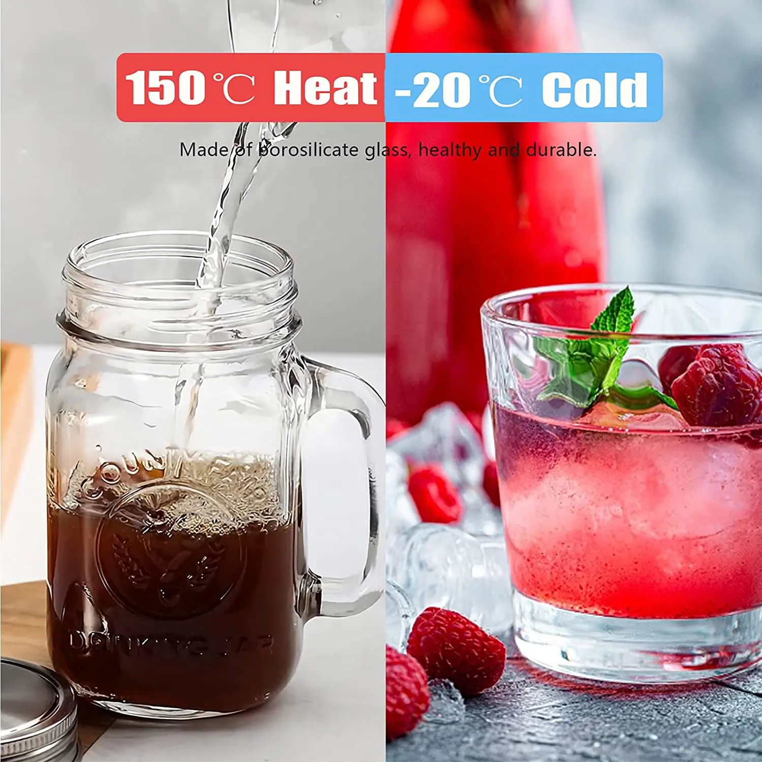 4 Pieces Glass Boba Straws Reusable Wide 12mm For Bubble Tea Milkshakes