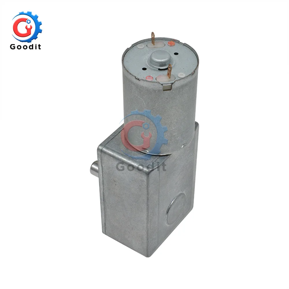 DC 12V 4632-370 Вольт 100 об/мин высокий крутящий момент турбины DC червячный редуктор игрушечные моторчики обратное снижение низкооборотный двигатель