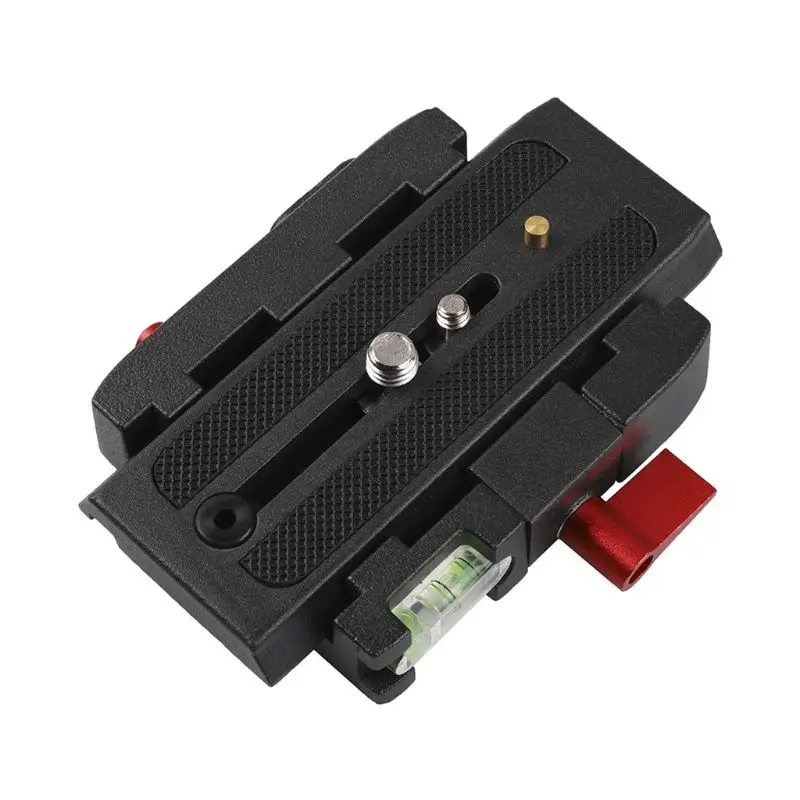 Aluminum Alloy Quick Release Plate Assembly P200 Clamp Adapter for Manfrotto 577 501 500AH 701HDV Q5 Camera Tripod Accessories K |