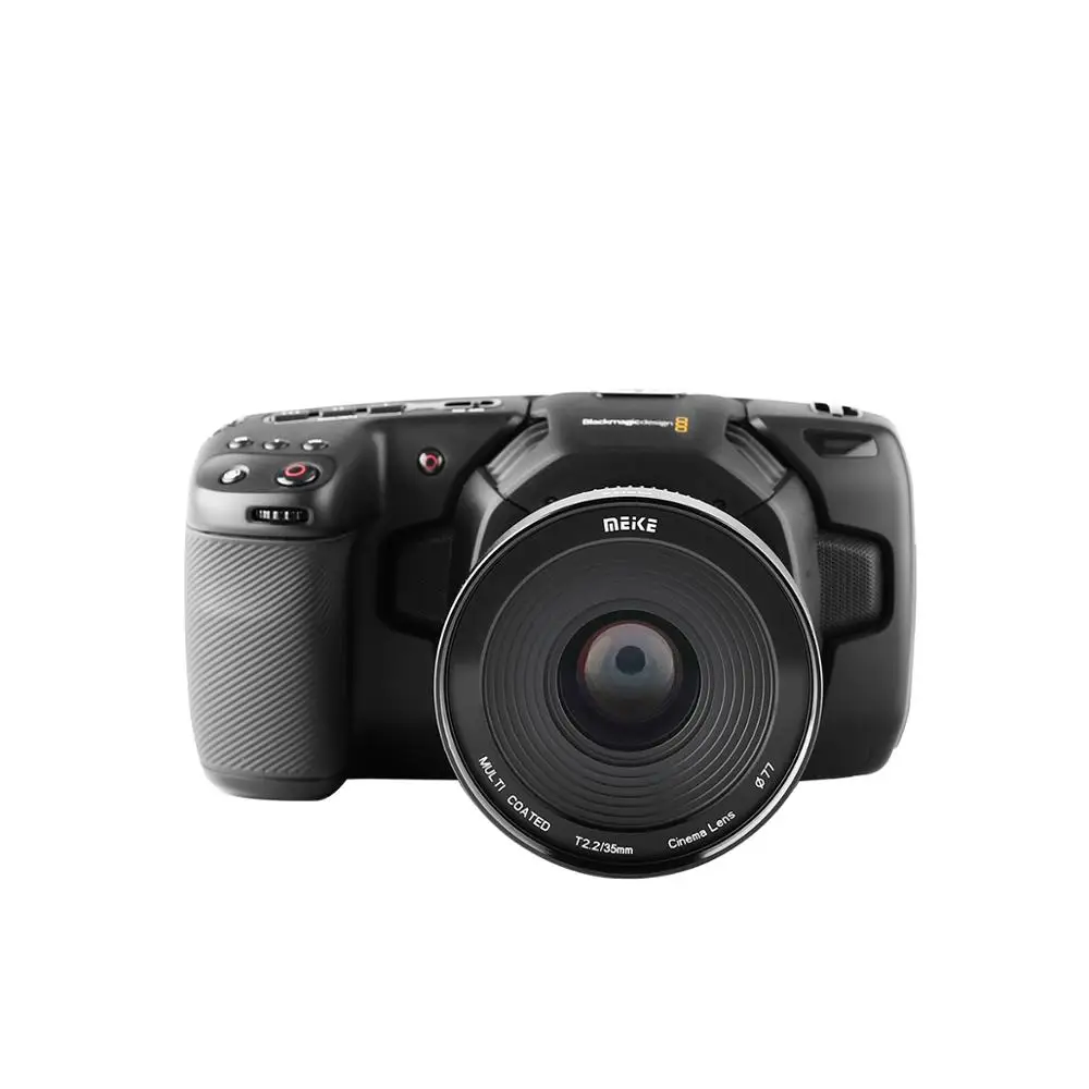 Meike 35 мм T2.2 ручная фокусировка асферический портретный объектив Cine для sony Olympus Panasonic Lumix MFT, M4/3 G9 GH1 GH2 GH3 G7 E-P5