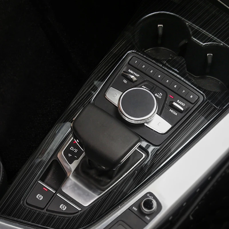 Gelinsi для Audi A4 A5 S4 S5 B9 Автомобильная центральная консоль панель передач накладка рамка наклейка хромированные аксессуары для интерьера