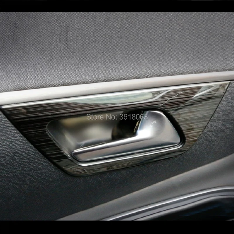 Для peugeot ABS/внутренняя дверная ручка из нержавеющей стали, накладка рамы, аксессуары для украшения автомобиля
