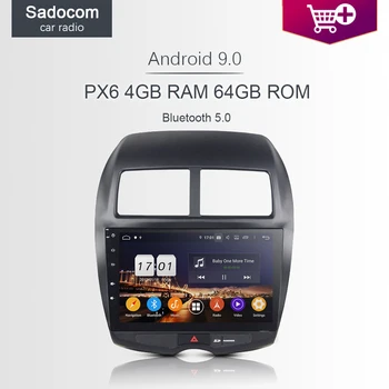 

DSP 10.2" IPS Android 9.0 4GB RAM 64GB ROM Car DVD Player GPS map autoradio wifi Bluetooth 5.0 For MITSUBISHI ASX 2010 2011 2012