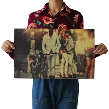 [B441] Levi's Ностальгический ретро плакат из крафт-бумаги Крытый Бар Кафе декоративная живопись