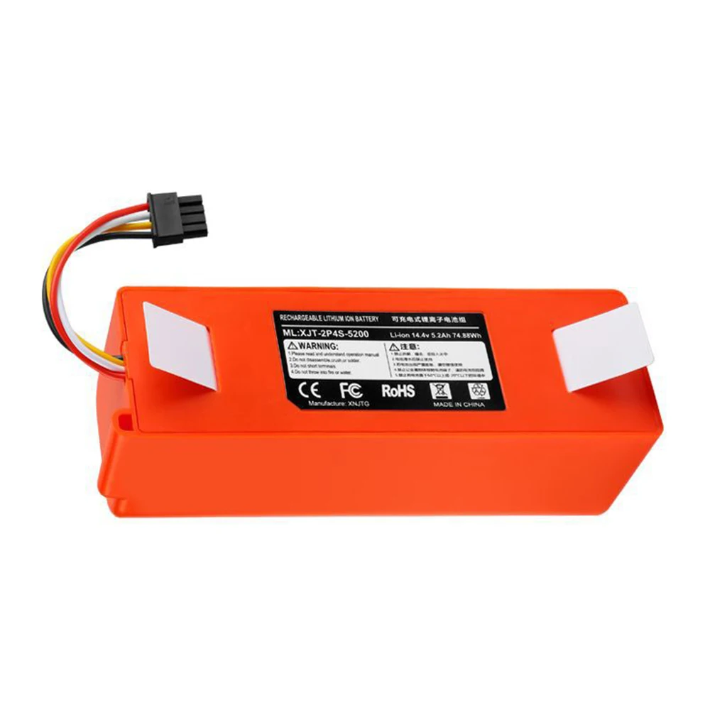 5200mAh/6500mAh li-ion Battery for xiaomi mi robot roborock S50 S51 T4 T6 Robotics cleaner parts Vacuum Cleaner accessories