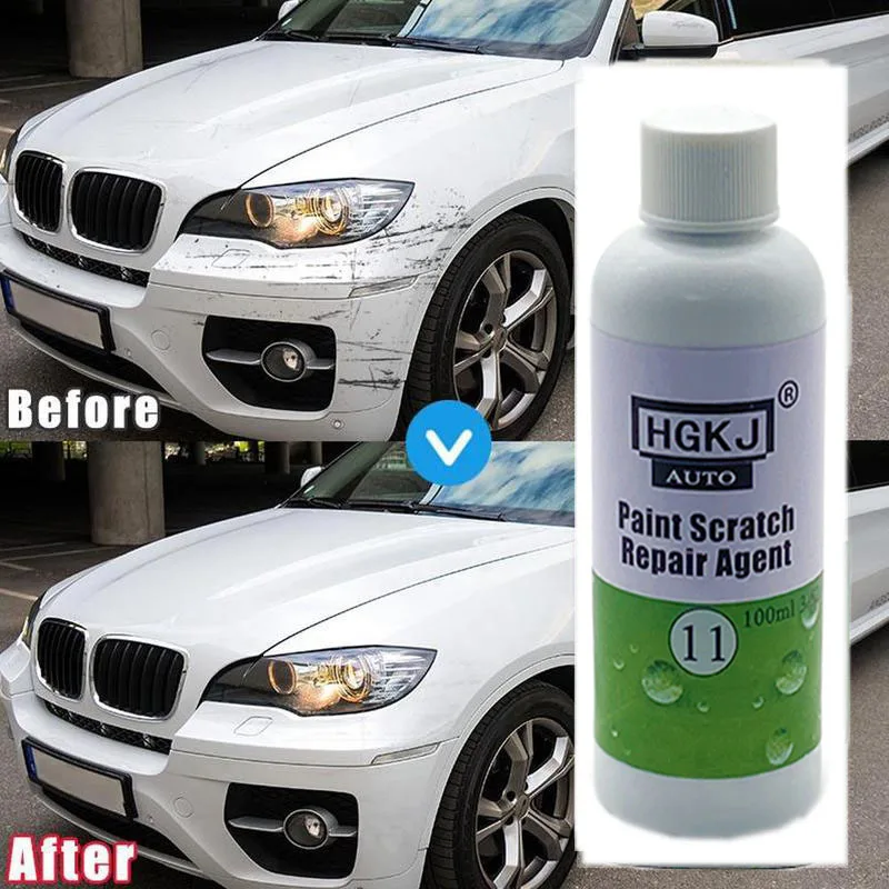 100ML HGKJ-11 Car Polish Paint Scratch Repair Agent Polishing Wax Scratch Repair Remover Paint Maintenance Car Beauty car scratch remover