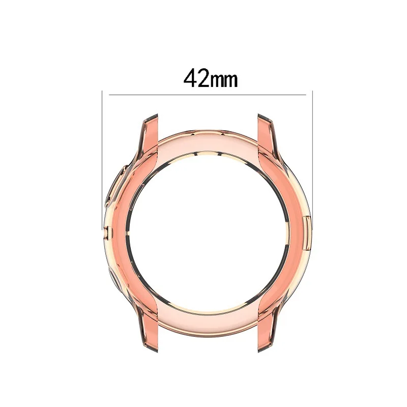 Для samsung galaxy watch active2 generation R830 R820 прозрачный защитный чехол ТПУ мягкий пластиковый анти-осенний защитный чехол