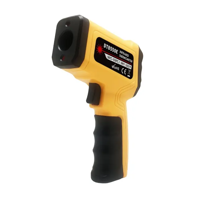 Termometry cyfrowe Laser podczerwony miernik temperatury bezdotykowy pirometr Imager higrometr Tester DT8550E -50 ℃ do 550 ℃ tanie tanio LESHP Termometr na podczerwień NONE CN (pochodzenie) -50℃~550℃(-58℉~1022℉) ±2 2℃ 12 1 0 1 to 1 0 500ms (8-14) um Termometry cyfrowe Laser podczerwony miernik temperatury bezdotykowy pirometr Imager higrometr Tester DT8550E -50 ℃ do 550 ℃ tanie tanio LESHP Termometr na podczerwień NONE CN (pochodzenie) -50℃~550℃(-58℉~1022℉) ±2 2℃ 12 1 0 1 to 1 0 500ms (8-14) um