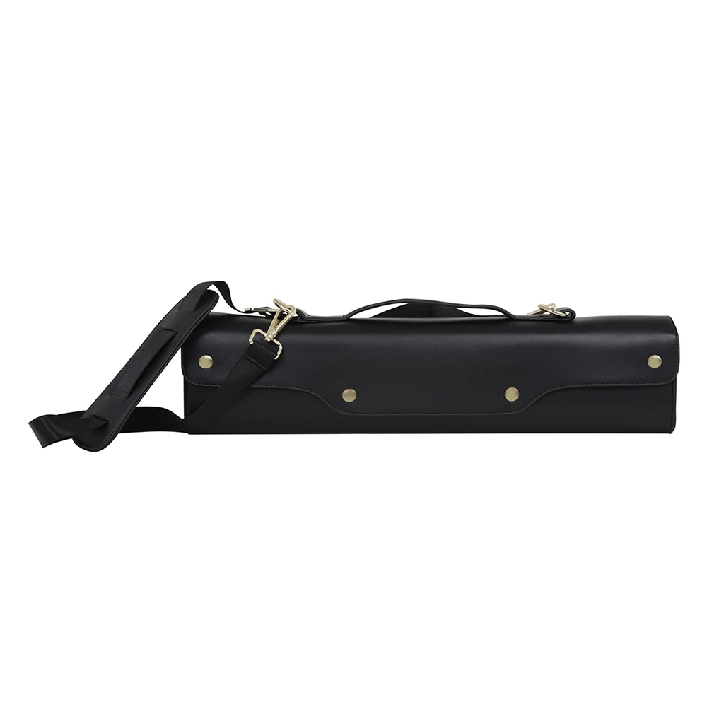 Tragbare Flöte Lagerung Gig Bag Kunstleder Flöte Fall Wasser-Beständig Box Verstellbaren Riemen Musikinstrument Zubehör – Detail 4