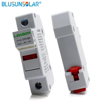 

1set Solar PV Fuse Holders Fuse Link with LED Indicator light with PV Fuses 1000V 8A10A 12A 15A 20A 25A 30A for solar system