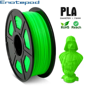 

Enotepad PLA 3D Printer Filament 1.75mm 1kg 2.2lbs Fast Shipping Printing Material With RoHS Reach Certificate For DIY