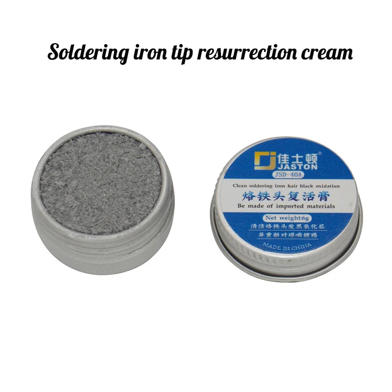 Electrical Soldering Iron Tip Refresher Solder Clean Cream Paste For Oxide Resurrection Solder Iron Tip Head