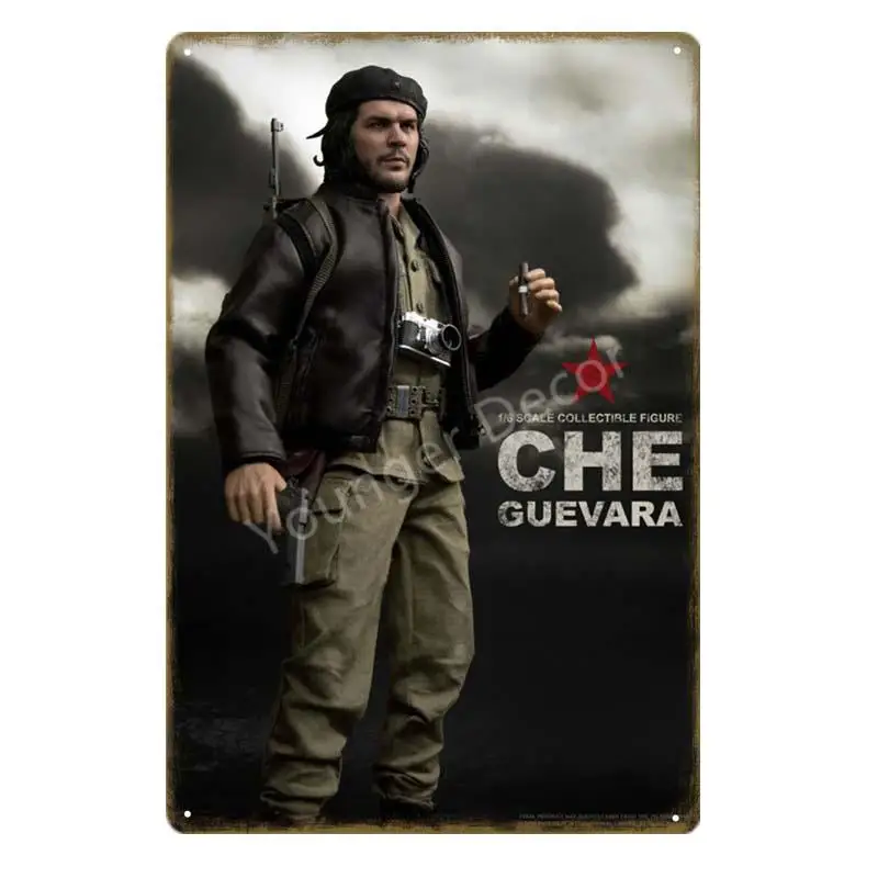 Винтажные Ретро Металлические плакаты Che Guevara, плакат, настенная живопись, табличка для бара, кафе, комнаты, клуба, вечерние, домашний декор, YD
