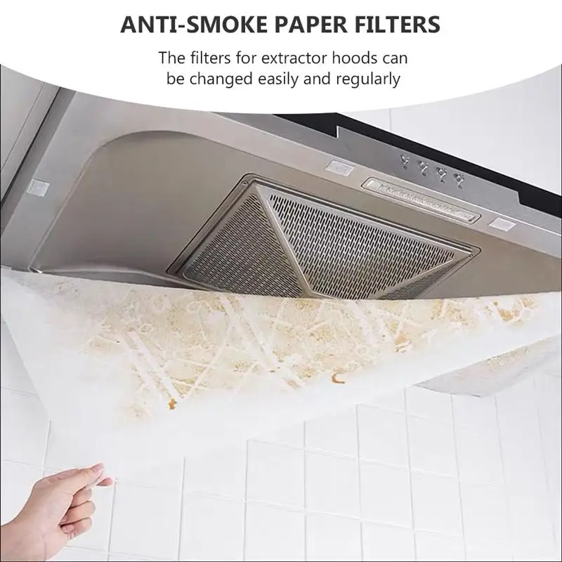 Grease Oil-absorbing Paper Extractor Hood Range Hood Filter Paper For Cooker Hoods Disposable Kitchen Oil Filter
