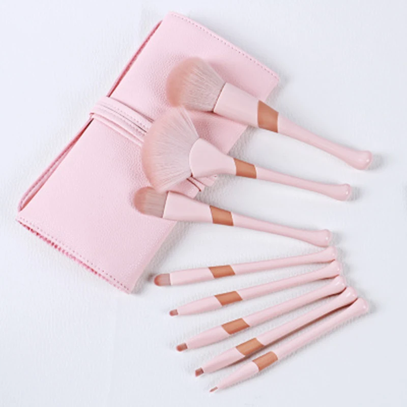 8Pcs/set Makeup Brushes Powder Brush Synthetic Makeup Brush Beauty Tools for Blending Foundation Powder Eyeshadow JIU55
