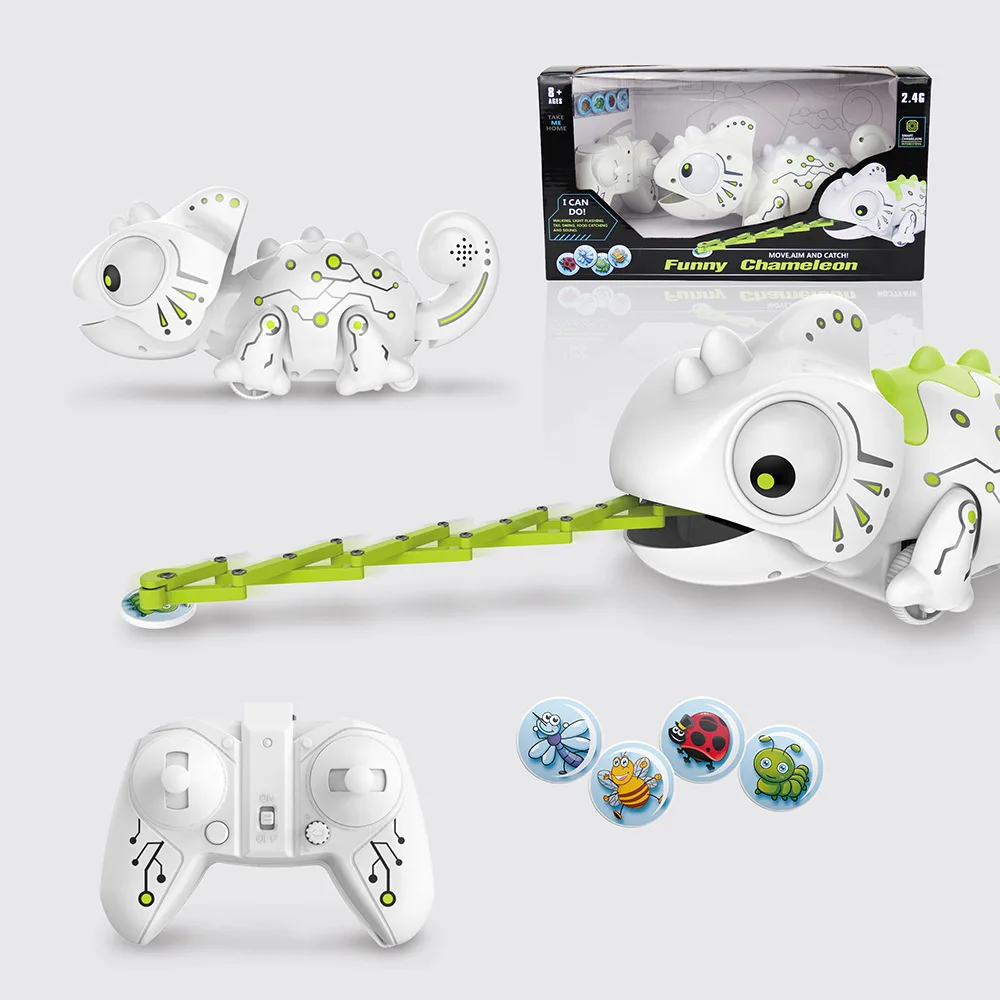 

Strange New Smart Remote Control Chameleon Predation Pet Robot Models CHILDREN'S Toy Spring Festival Gift