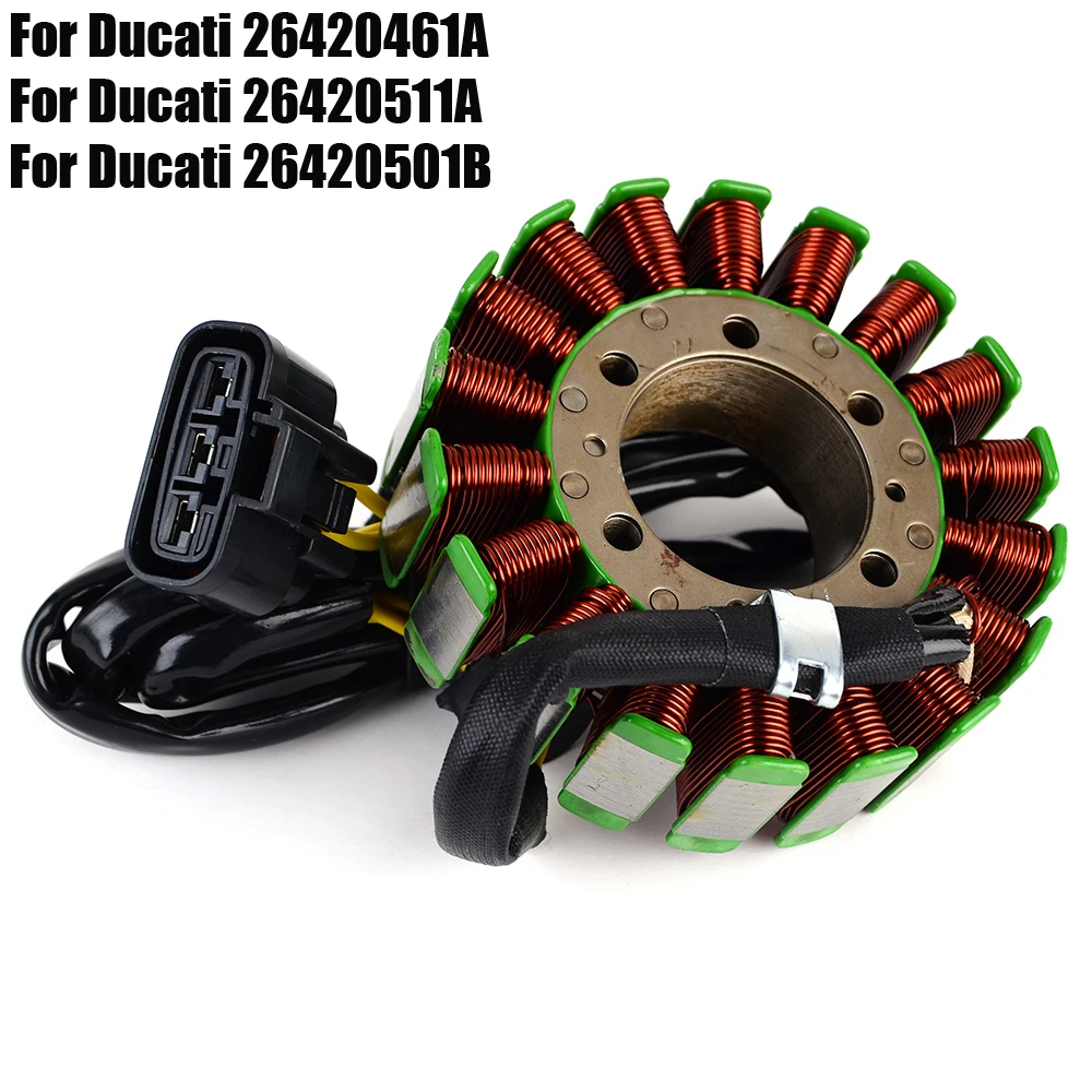 

Stator Coil for Ducati Diavel Carbon 1200 FL Diesel Hypermotard 939 950 SP Diavel 1260 XDiavel S Monster 821 1200S 26420461A