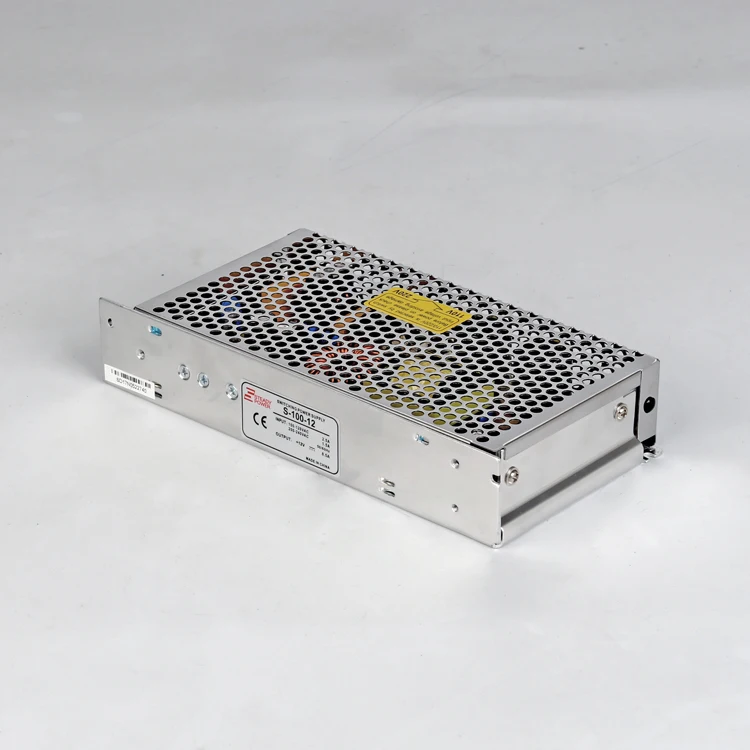 S-100-12 трансформатор 100w 12v 8.3a блоки питания 220v переменного тока в постоянный, работающего на постоянном токе 12 В led Импульсный источник питания светодиодного табло