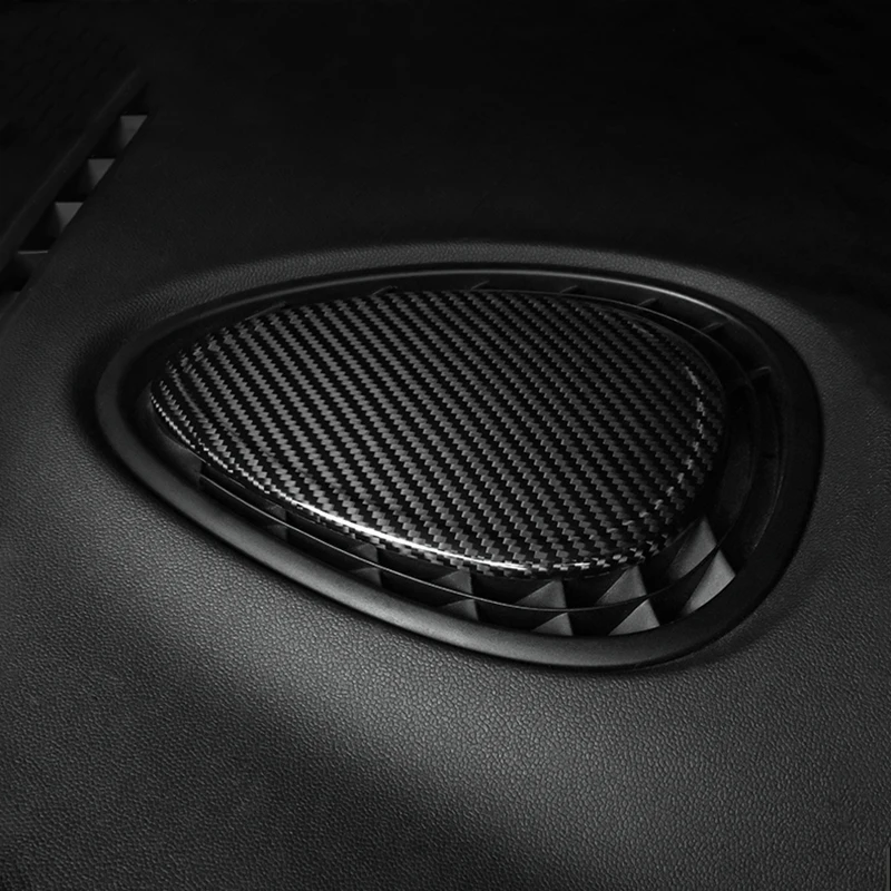 

Carbon Fiber Dashboard Center Console Air Outlet Decoration Sticker For MINI COOPER S ONE F54 F55 F56 F57 Car Styling Interior