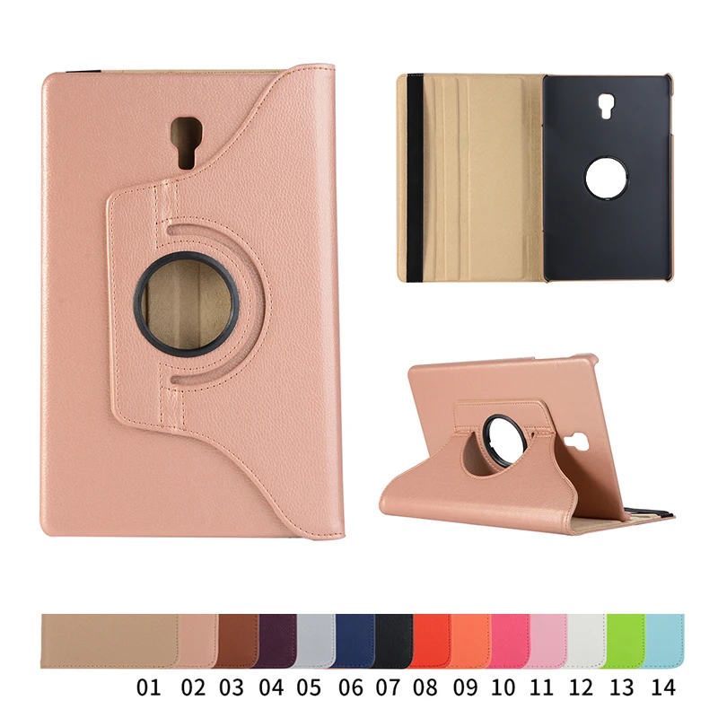 

360 Degree Rotating Case For Samsung galaxy Tab A 10.5 2018 SM-T590 SM-T595 10.5 inch PU Leather Stand Tablet Cover