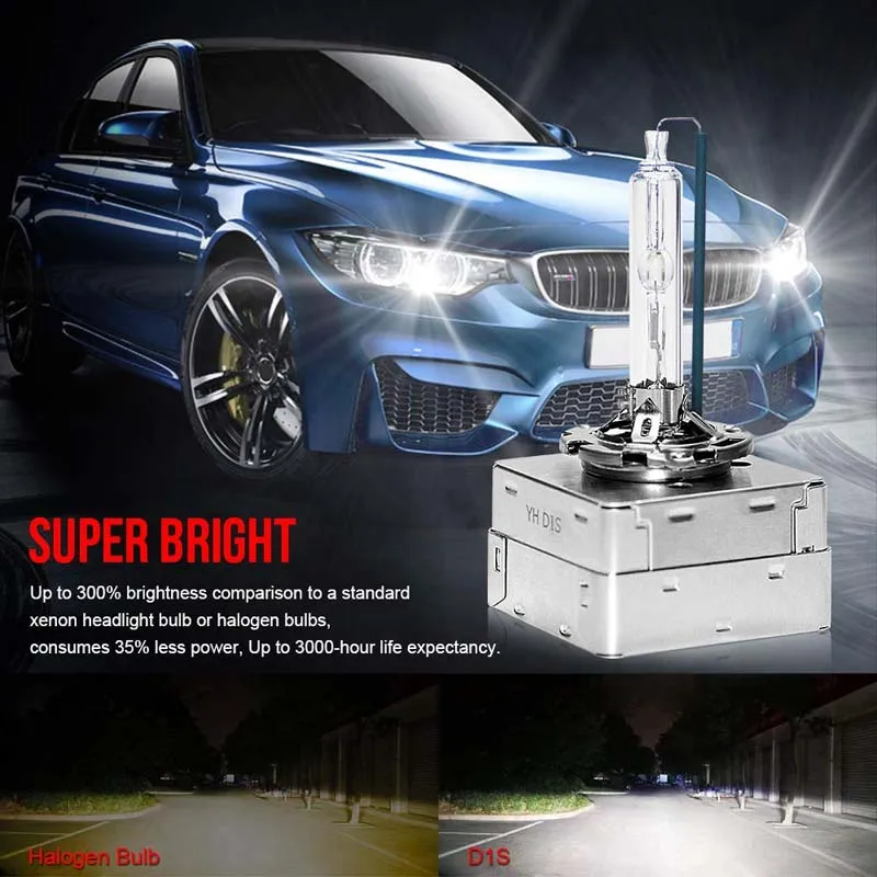 d1s ксенон 5000k 6000k 4300k 8000k лампа 35w Автомобильная фара hid огни D1s D1c ксеноновая лампа налобный фонарь