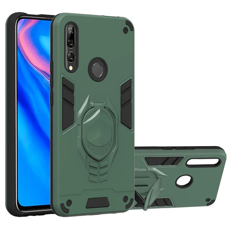 

Stand Holder Ring Case for Huawei Y8P Y6P Y5P 2020 Y9 Y7 Y6 Pro Prime 2019 Shockproof Armor Phone Cover Fundas Coque