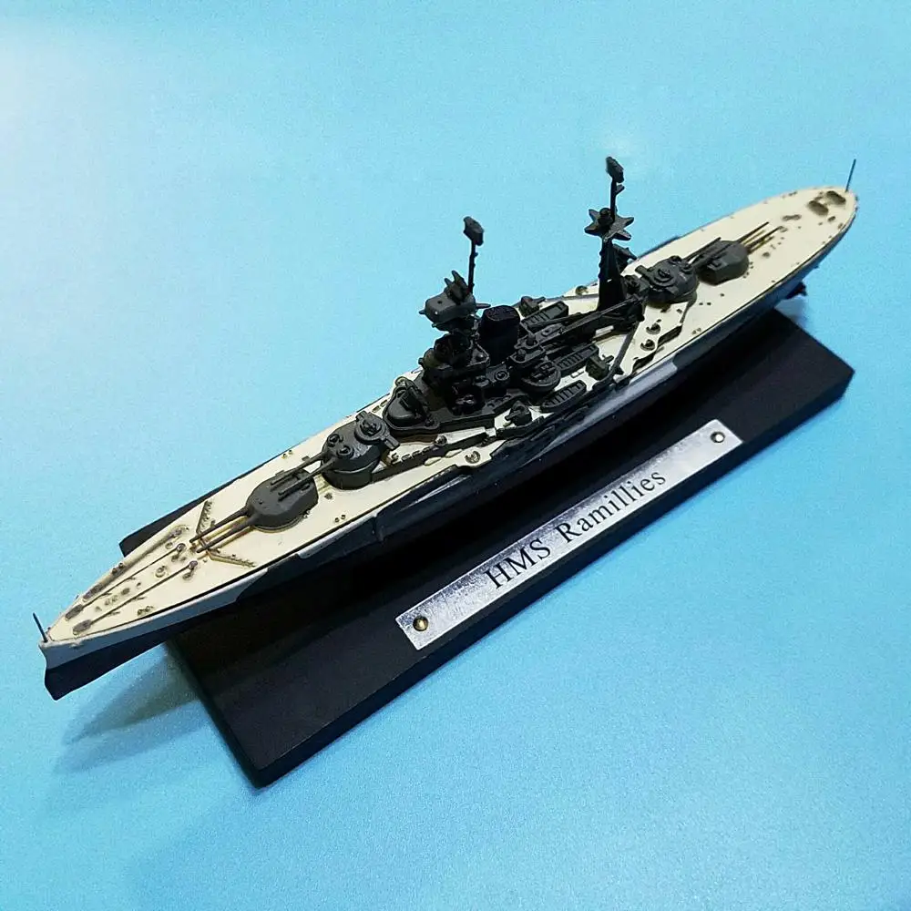 WWII BRITISH HMS Ramillies 1/1250 литая модель корабль Атлас