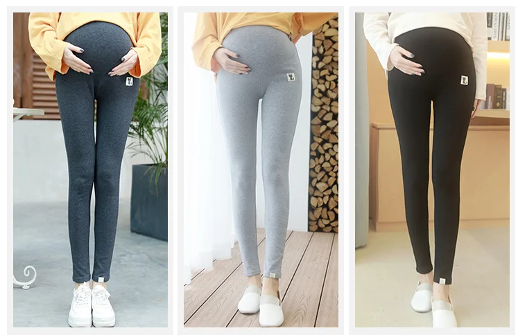 Большие размеры Skinny обтягивающие штаны для беременных, Одежда для беременных, тянущиеся брюки-карандаш, леггинсы для кормления, Одежда для беременных