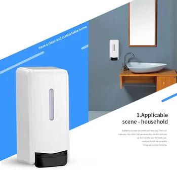 

1000ml Wall-Mounted Foam Machine Hand-Pressed Manual Sterilizer Press-Type Soap Dispenser Alcohol Sprayer For Home Office