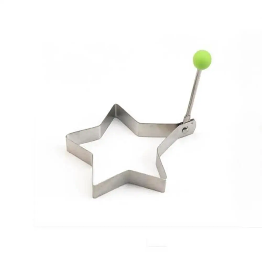 Five-pointed star 1 шт. нержавеющая сталь блинная форма жареное яйцо шейпер яйцо крекер форма для омлета инструменты для торта кухня гаджеты Инструменты - Цвет: Five-pointed star