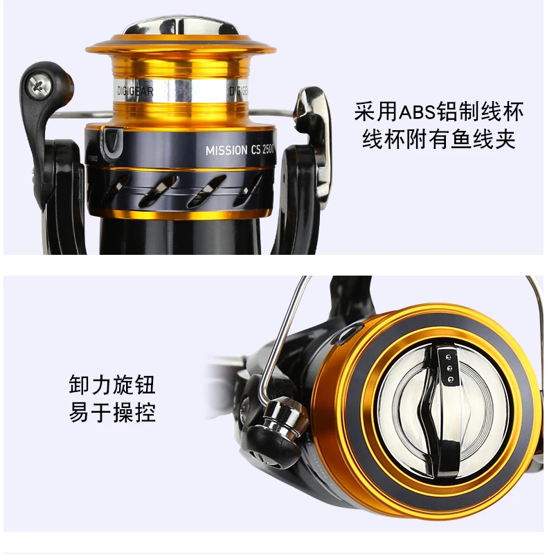 Новинка 2021 г., катушка для спиннинга DAIWA MISSION CS, передаточное ...