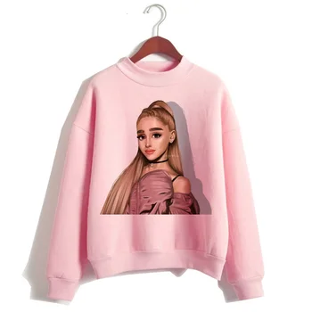 

Ariana Grande Dangerous Women Hoodie Harajuku Korean Style Girl Kawaii Sweatshirt Female Hip Hop Casual 90s Hood Streetwear