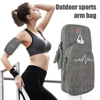 

Phone Arm Bag with Zipper Portable Waterproof Arm Pouch for Running Sports Fitness Outdoor Running Bags XR-Hot