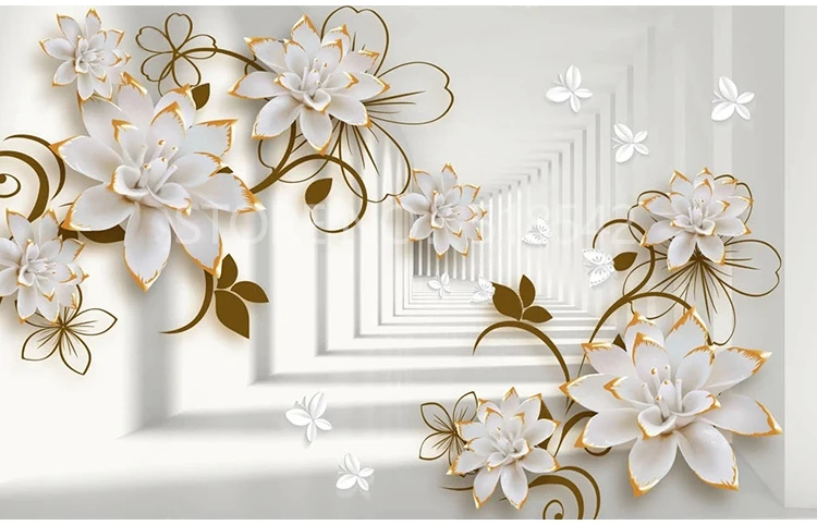 Corredor de Extensão Espacial 3D Personalizado, Papel