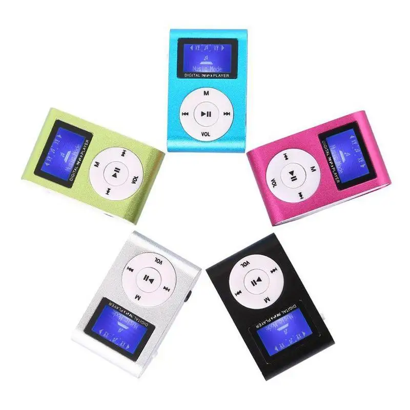Есть экран Клип карты Mp3 металлический корпус Mp3 плеер Музыка студенческий подарок Walkman K8C7