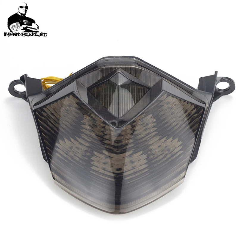 Для Kawasaki Z750 2007-2013/Z1000 2007 2008 2009 мотоцикл задний фонарь стоп-сигнал встроенные Сигналы поворота светодиодный свет ZX6R/ZX600