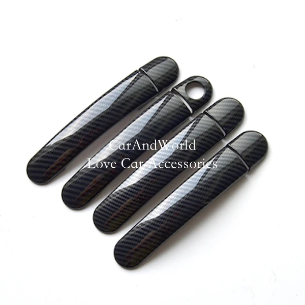 02-door handle Накладка на дверную ручку для Volkswagen VW Tiguan 2009 2010 2011 2012 2013 аксессуары для украшения автомобиля - Цвет: 02-door handle
