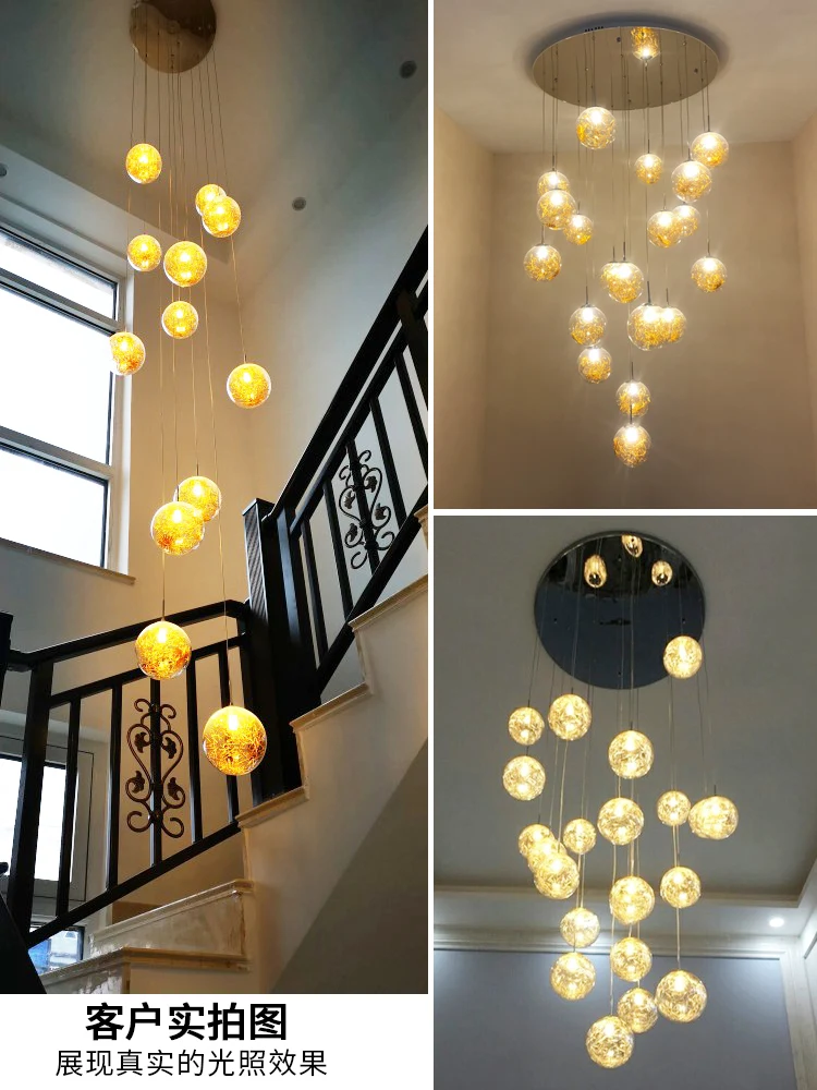 Подвесная люстра из золотого стекла, led канделябро, стеклянная Подвесная лампа, Современная гостиная, скандинавские алюминиевые потолочные люстры