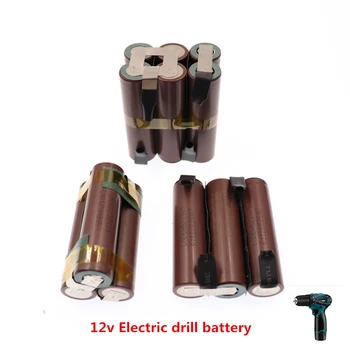 

12V 18650 hg2 battery 6000mAh 20amps for 12.6v screwdriver battery weld soldering strip 3S 3S2P 12.6v battery pack (customize)