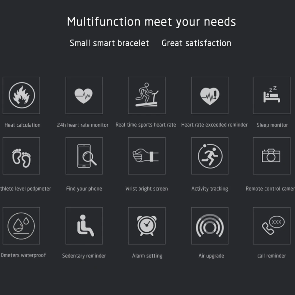Умный Браслет M4, Bluetooth, фитнес-трекер, часы, калории, вызов, WahtsApp, Facebook, напоминание о сообщениях, смарт-браслет для бега, спорта