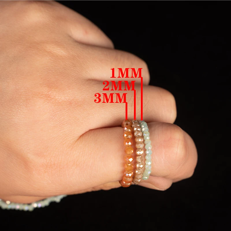 Граненые стеклянные бусины граненые серого цвета 2x3 мм 140 шт. аксессуары для